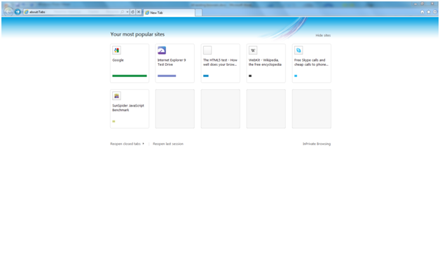 Internet Explorer 9